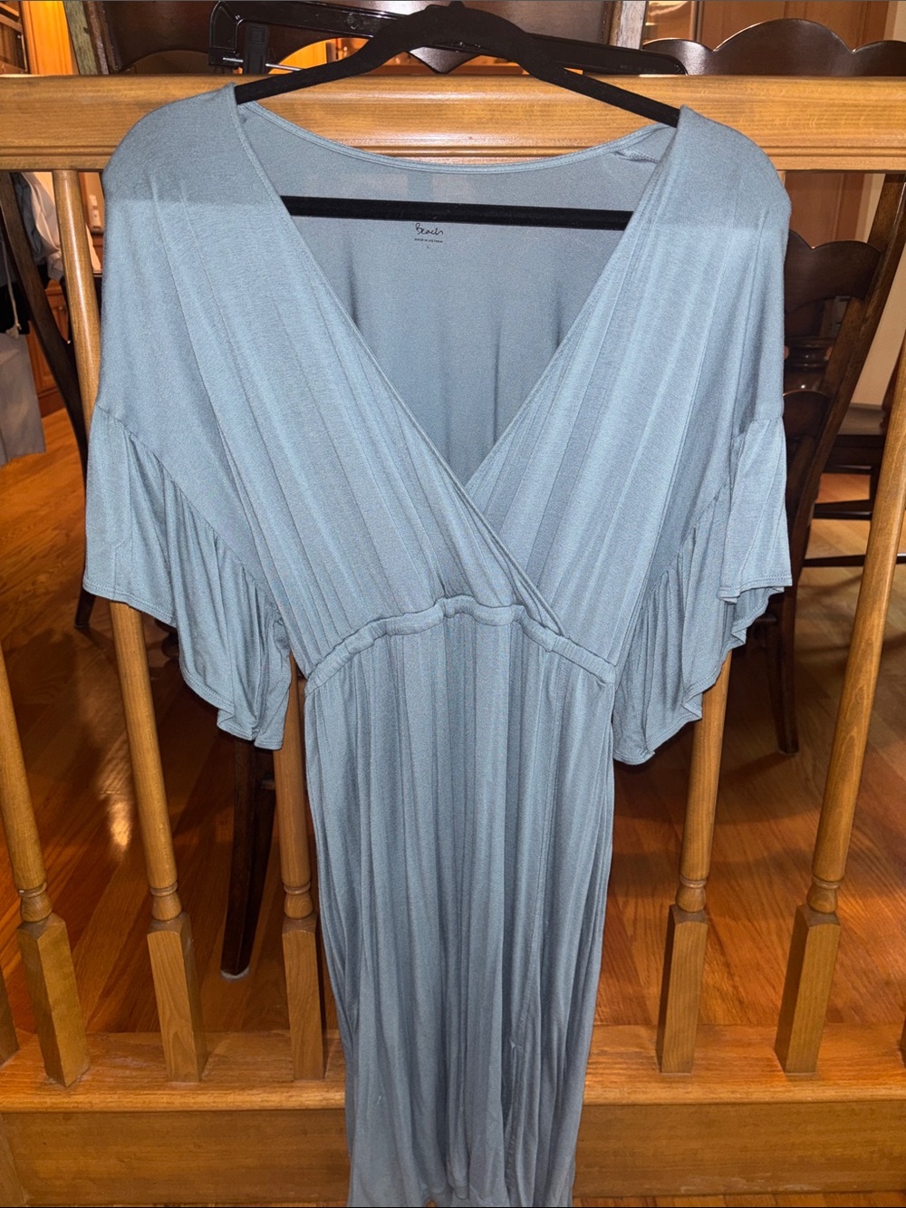 LOFT Beach Light Blue Midi Dress